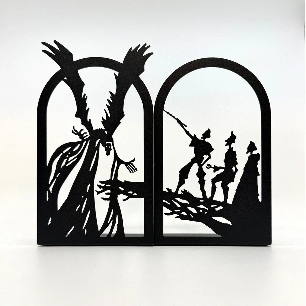 LilJoy‎ Magical Harry Potter Tale of Three Brothers Metal Bookend Set New